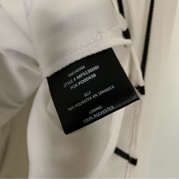 Crystal Sky White and Black Striped Jumpsuit/ Shorts/ Duster Romper--Size 7 - Picture 14 of 15